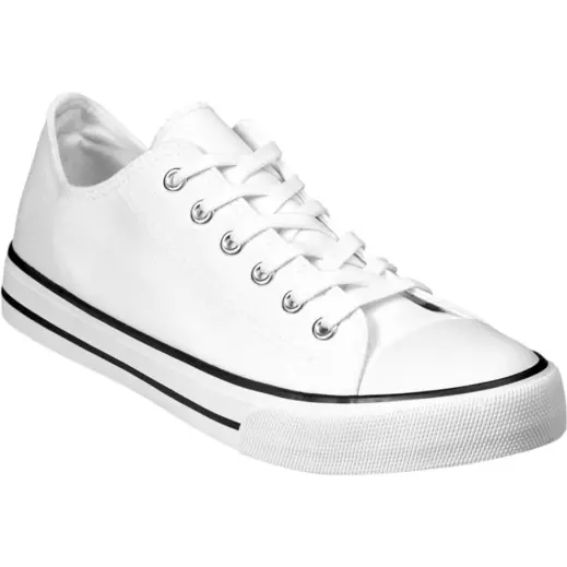 Unisex Trendi Canvas Sneaker White Front